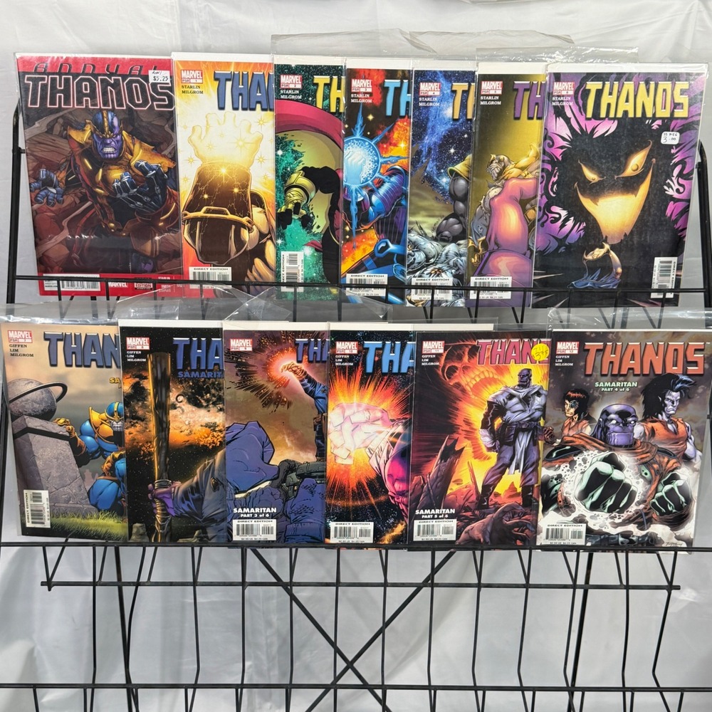 Marvel Thanos 2003 Series 1-12 & Annual 1 lot 1st Fallen One Starlin Ron Lim